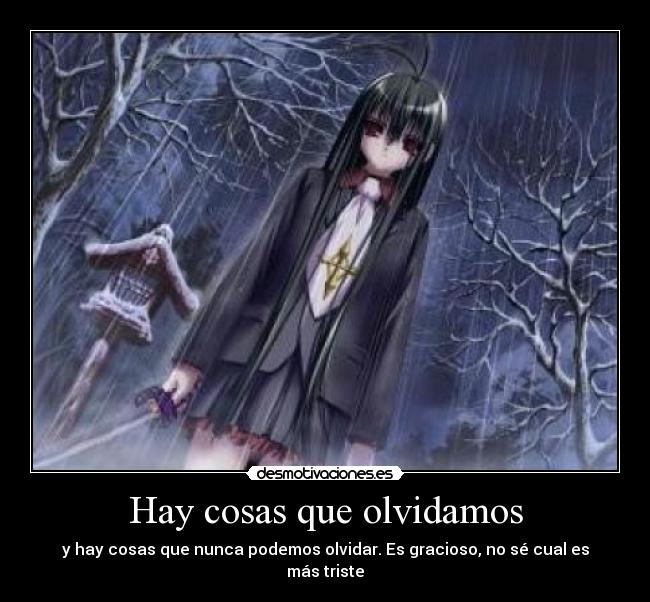 Hay cosas que olvidamos - 