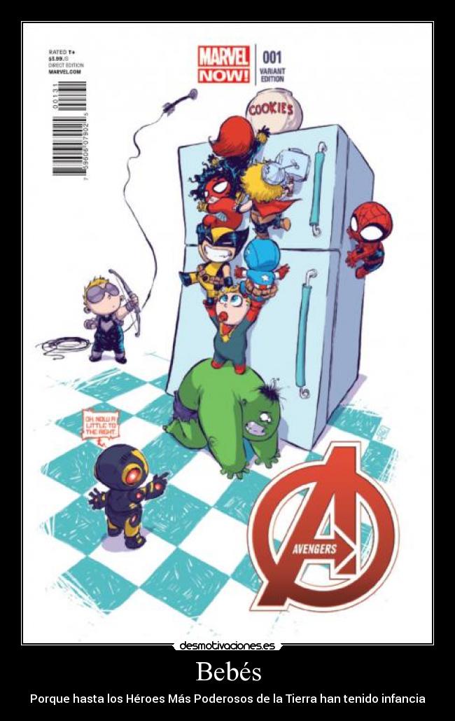 Bebés - Porque hasta los Héroes Más Poderosos de la Tierra han tenido infancia