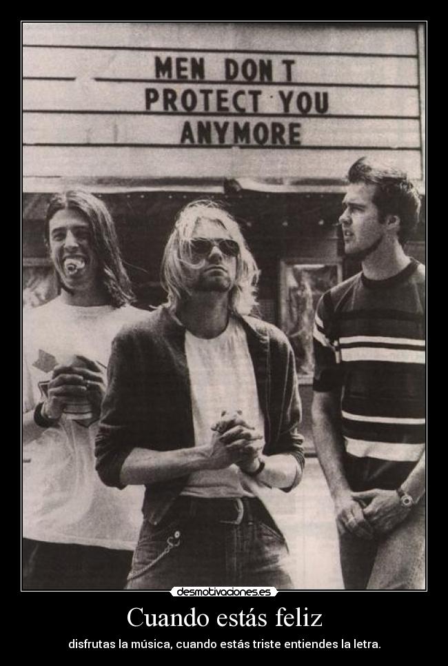 Cuando estás feliz -