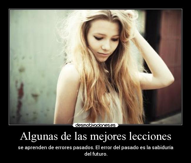 Algunas de las mejores lecciones - 