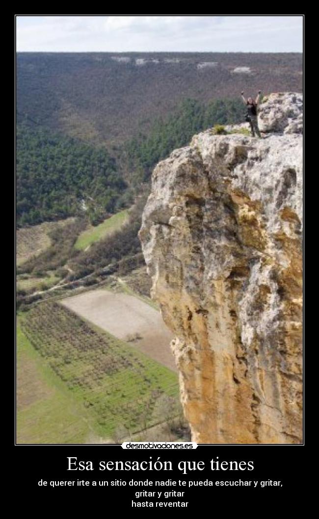 Esa sensación que tienes - 