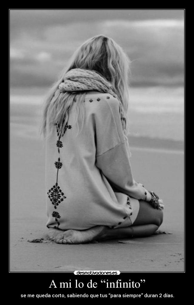 A mi lo de “infinito” -