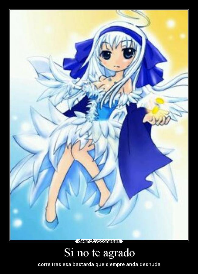 Si no te agrado - corre tras esa bastarda que siempre anda desnuda