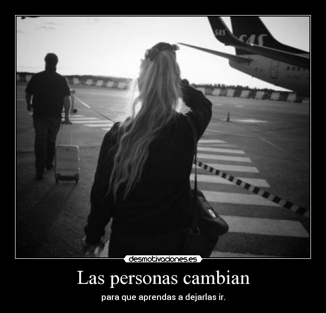 Las personas cambian - 