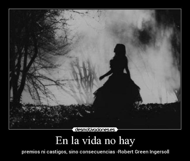 En la vida no hay -