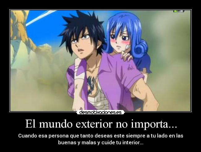 El mundo exterior no importa... - 