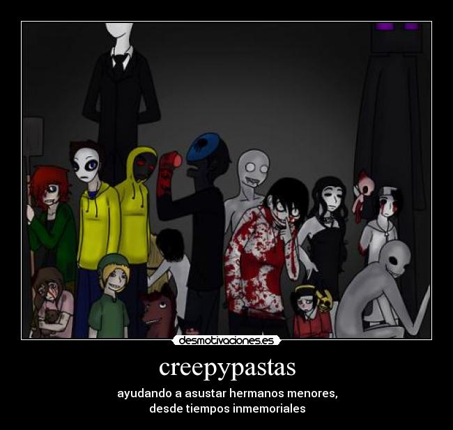 carteles creepypastas desmotivaciones