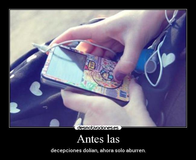 Antes las -