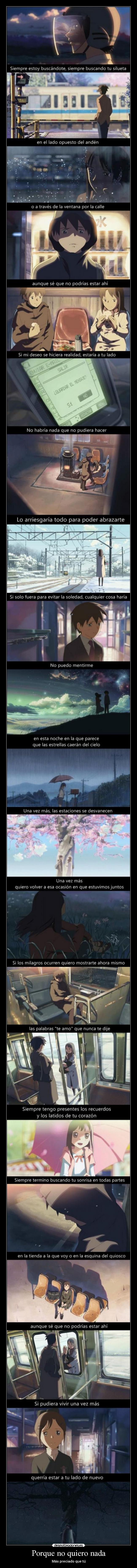 Porque no quiero nada - 