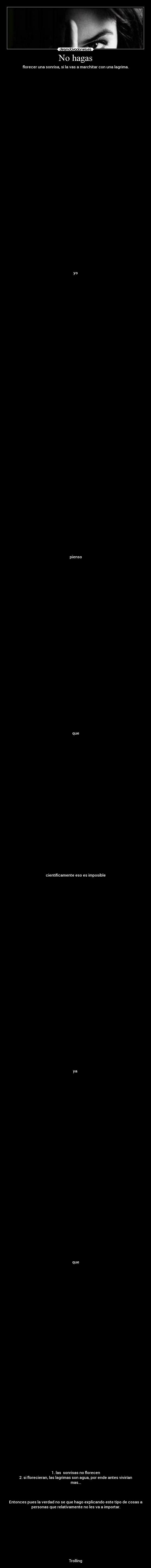 No hagas -