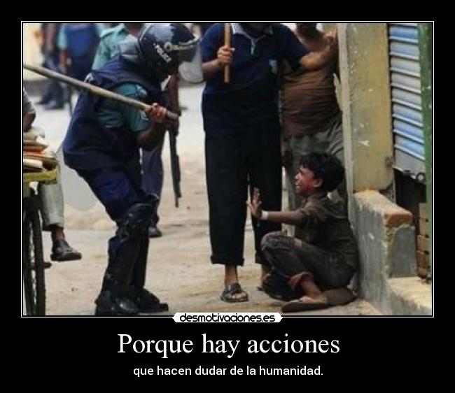Porque hay acciones - 