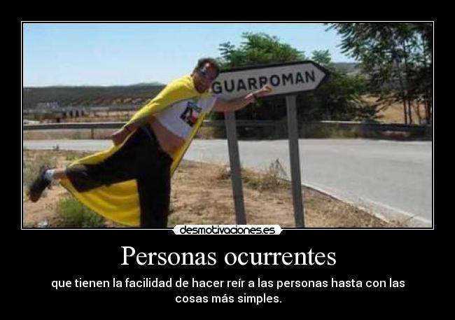 Personas ocurrentes - 