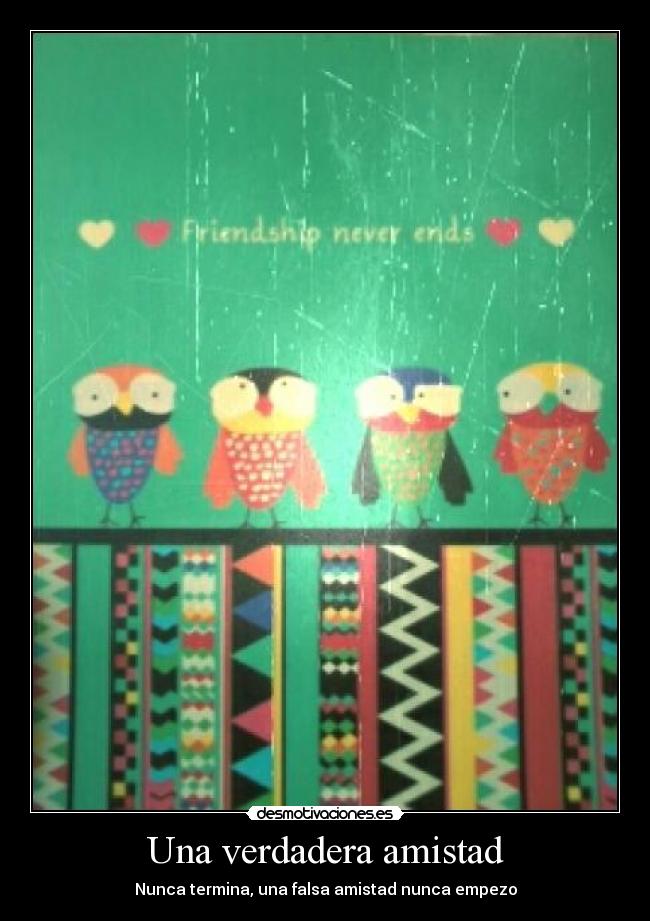 Una verdadera amistad -