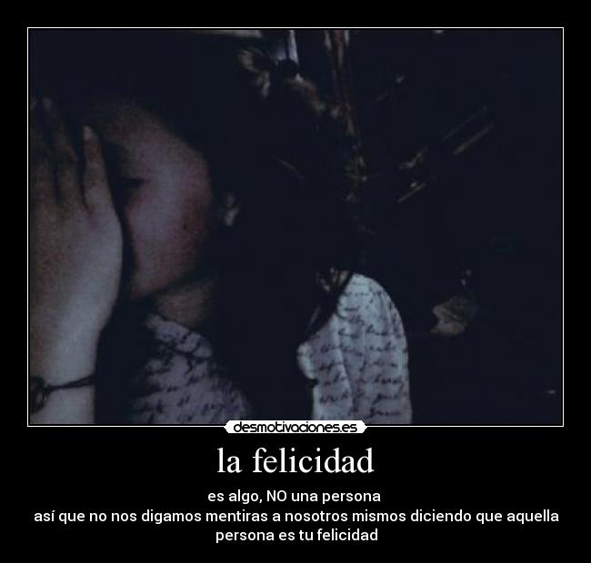 la felicidad -