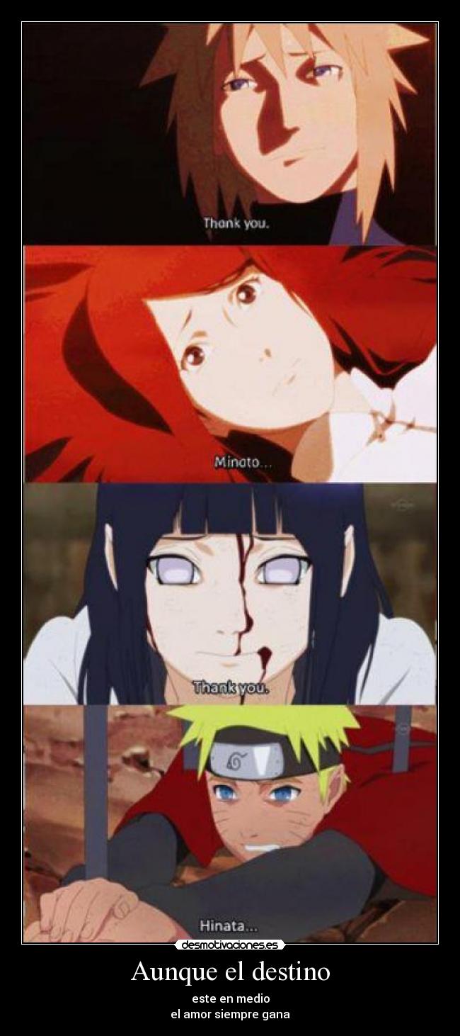 Aunque el destino - este en medio
el amor siempre gana