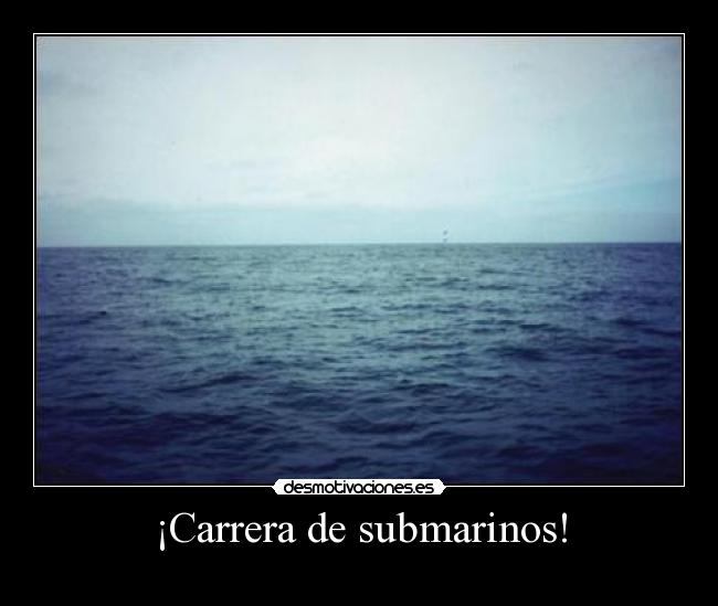 ¡Carrera de submarinos! -