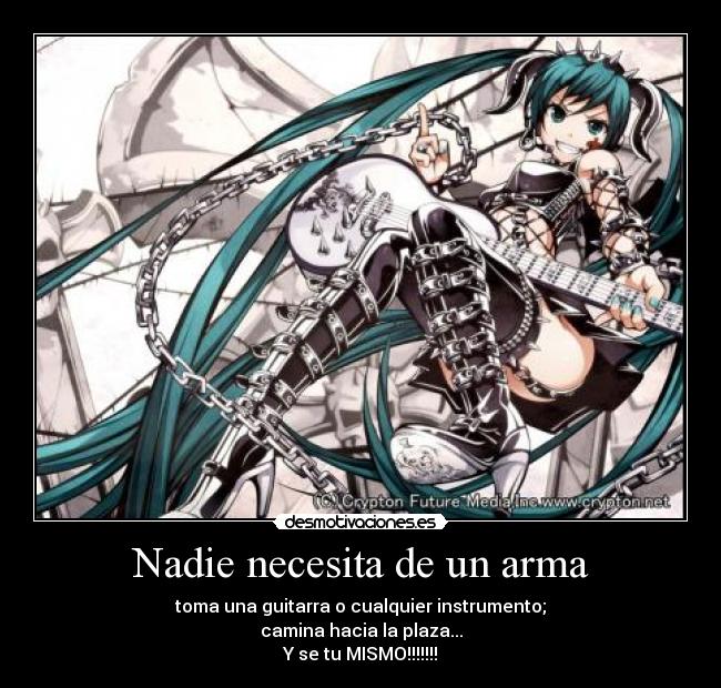 carteles anime musica desmotivaciones