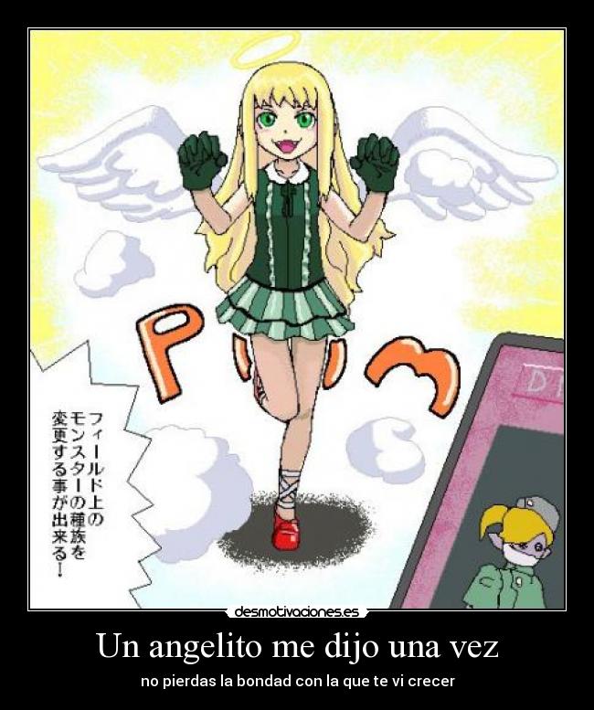 Un angelito me dijo una vez -