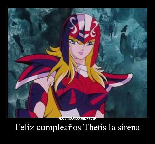 Feliz cumpleaños Thetis la sirena -