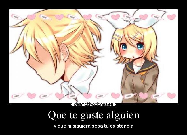 Que te guste alguien -