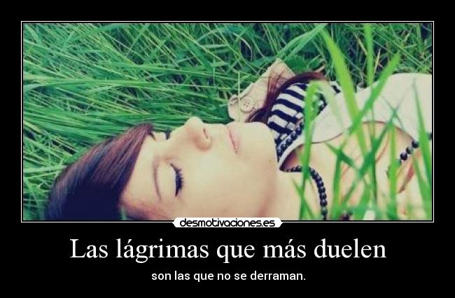 Las lágrimas que más duelen - 