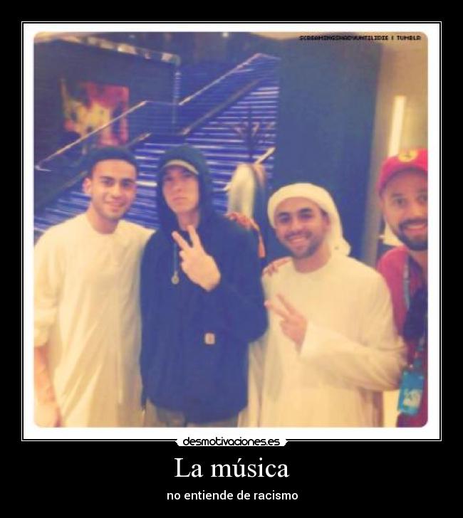 La música - no entiende de racismo