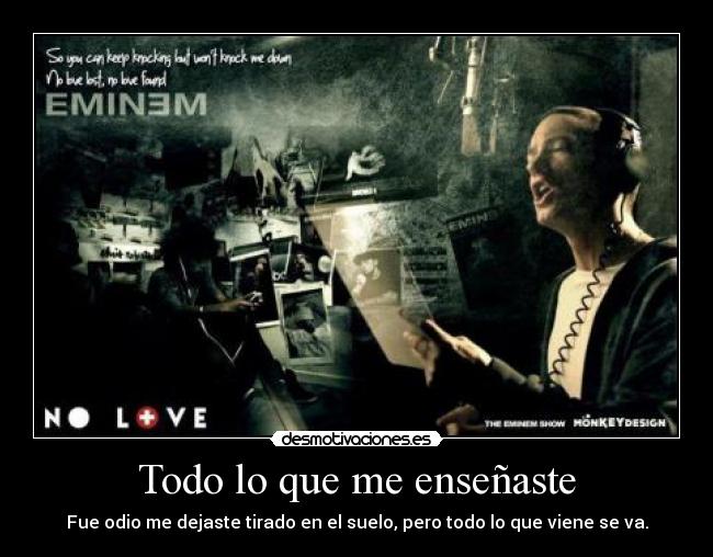 Todo lo que me enseñaste -