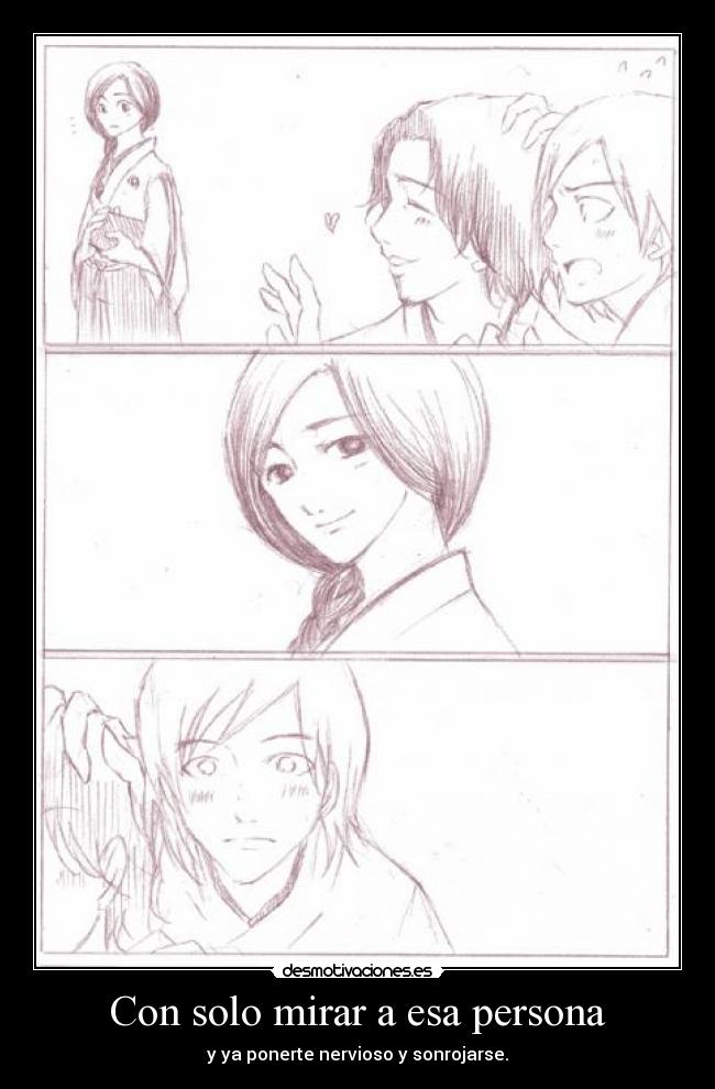 Con solo mirar a esa persona -