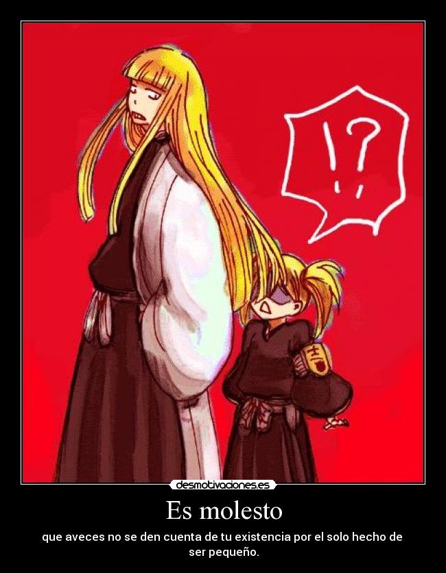 Es molesto -