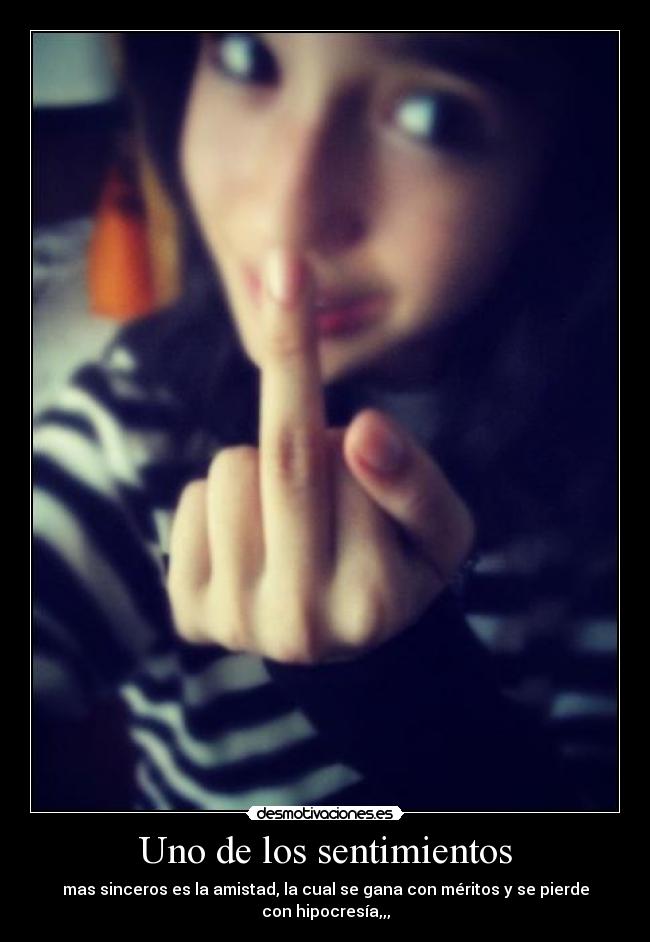 Uno de los sentimientos -
