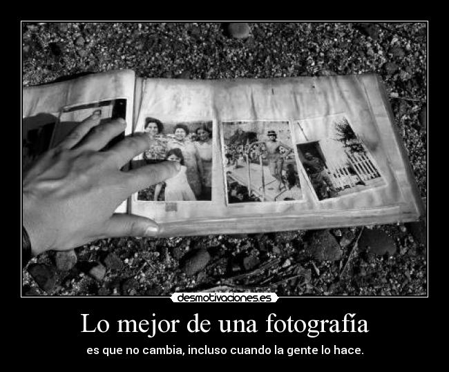 Lo mejor de una fotografía - 