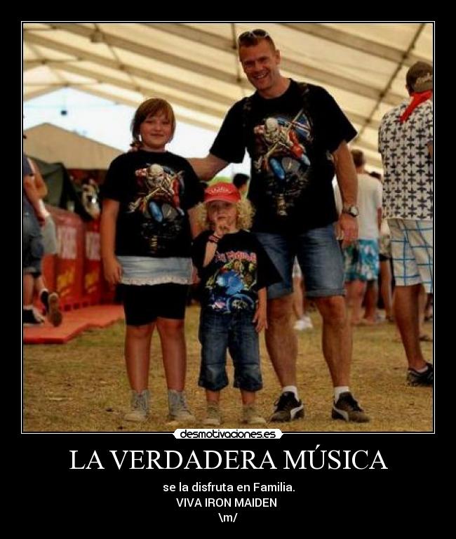 carteles musica iron maiden desmotivaciones