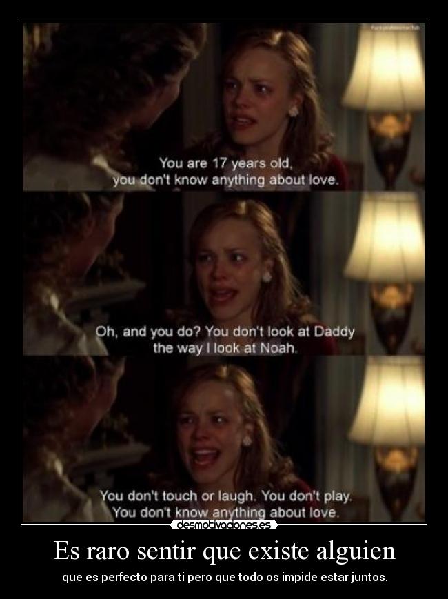 Es raro sentir que existe alguien - 