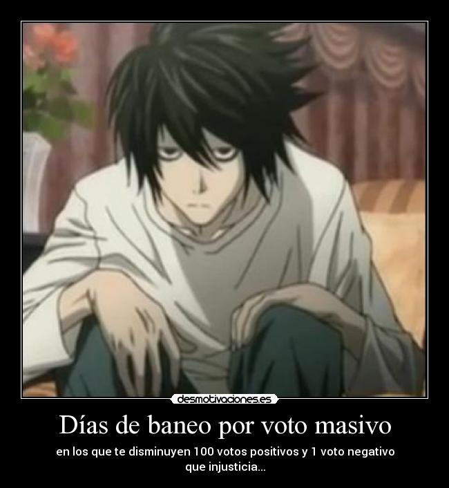 Días de baneo por voto masivo - 