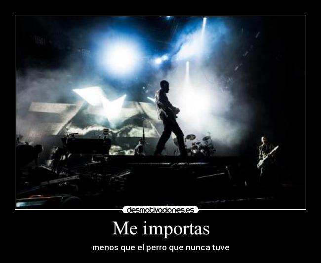 Me importas -