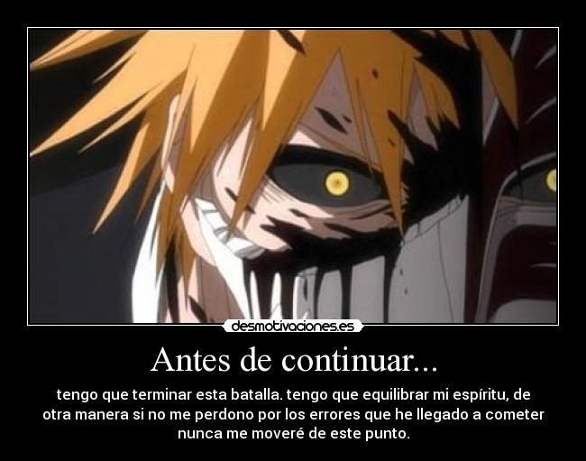 Antes de continuar... -