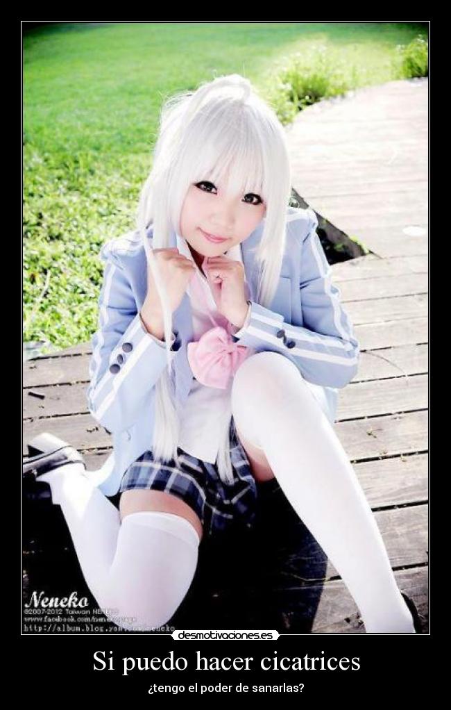 carteles anime haiyore nyaruko san nyarlathotep desmotivaciones