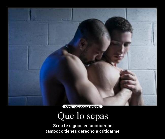 Que lo sepas -