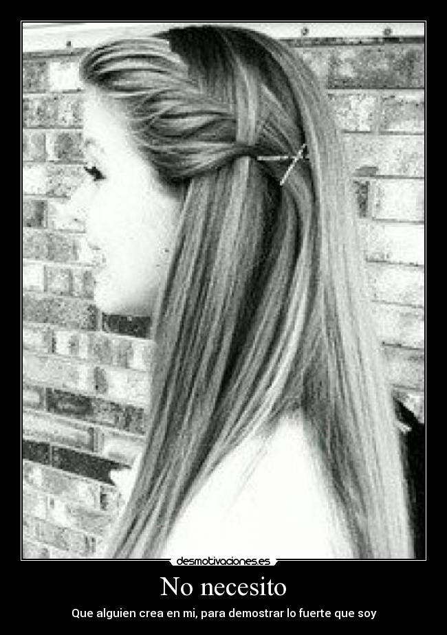 No necesito - 