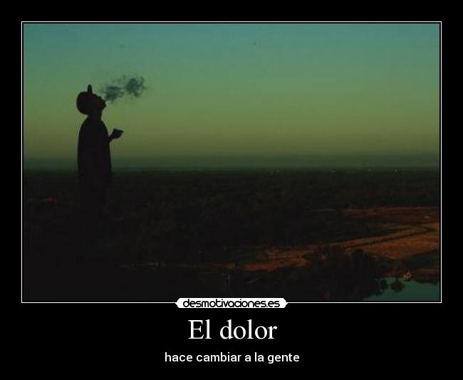 carteles dolor pain makes people change desmotivaciones