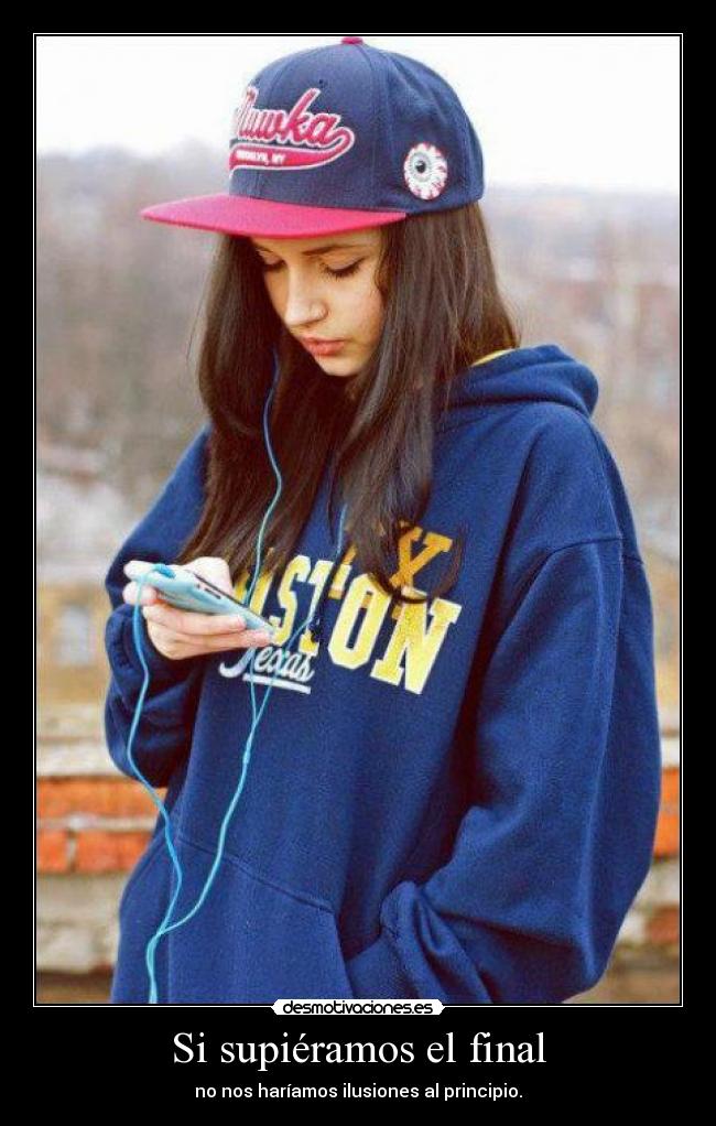 Si supiéramos el final -