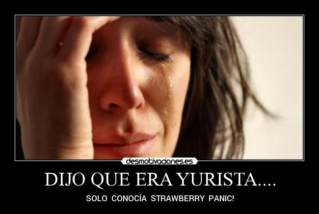 DIJO QUE ERA YURISTA.... -