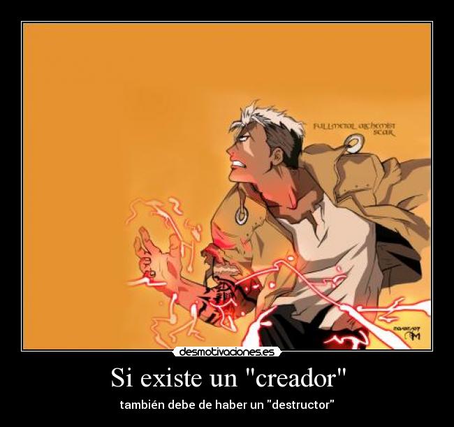carteles scar fullmetal alchemist muwigarakla desmotivaciones