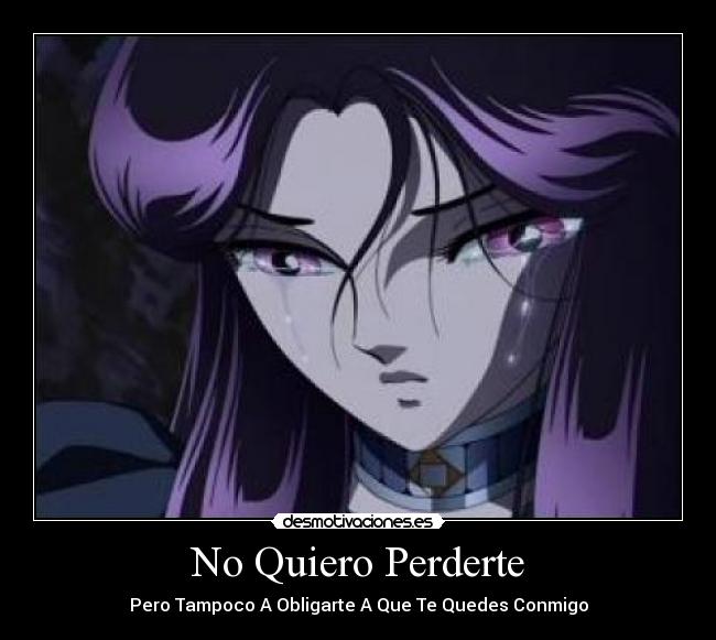 No Quiero Perderte -