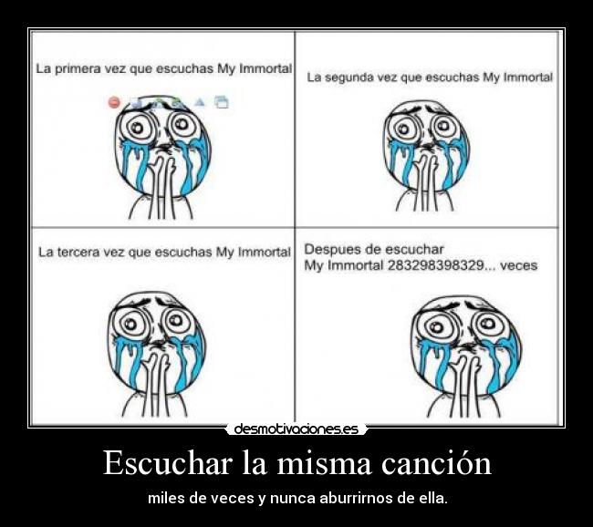 Escuchar la misma canción - 