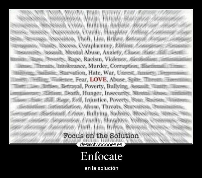 Enfocate -