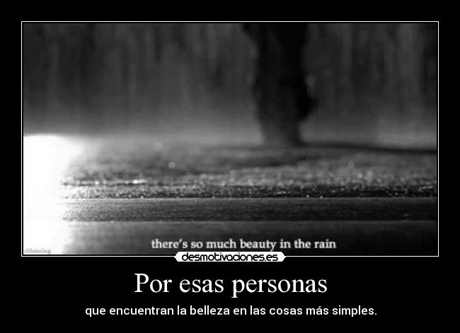 Por esas personas - 