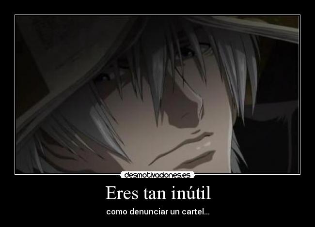 carteles anime devil may cry dante desmotivaciones