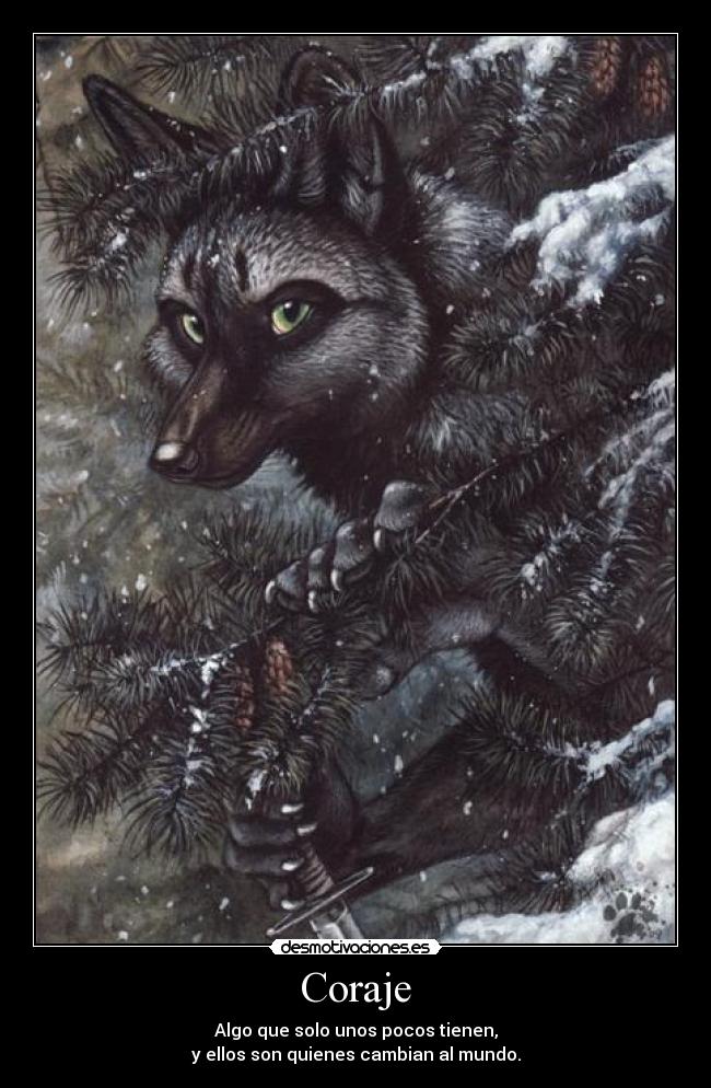 carteles coraje blotch invierno desmotivaciones