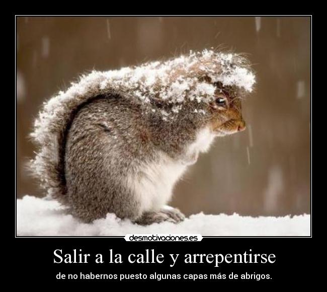 Salir a la calle y arrepentirse - 